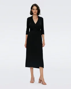 Abigail Midi Wrap Dress