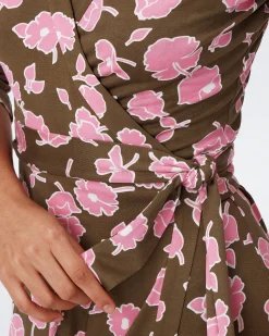 Abigail Silk Jersey Maxi Wrap Dress
