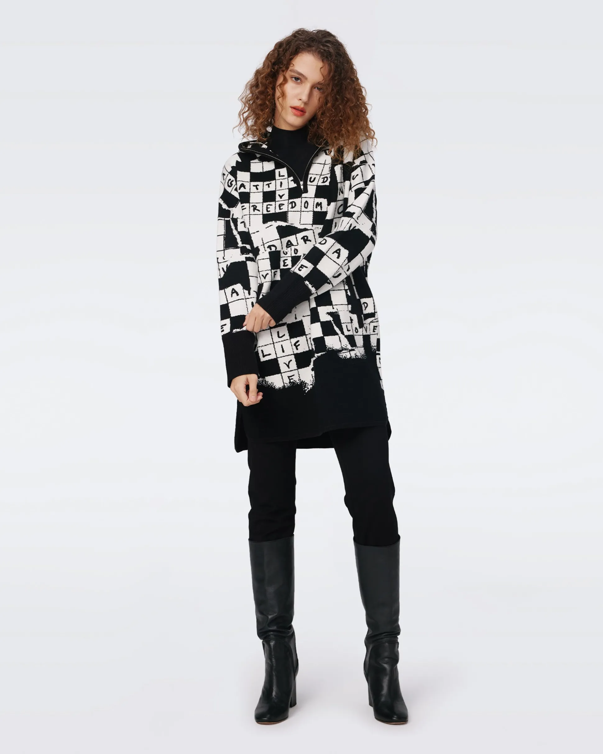 Alvah Knit Jacquard Top