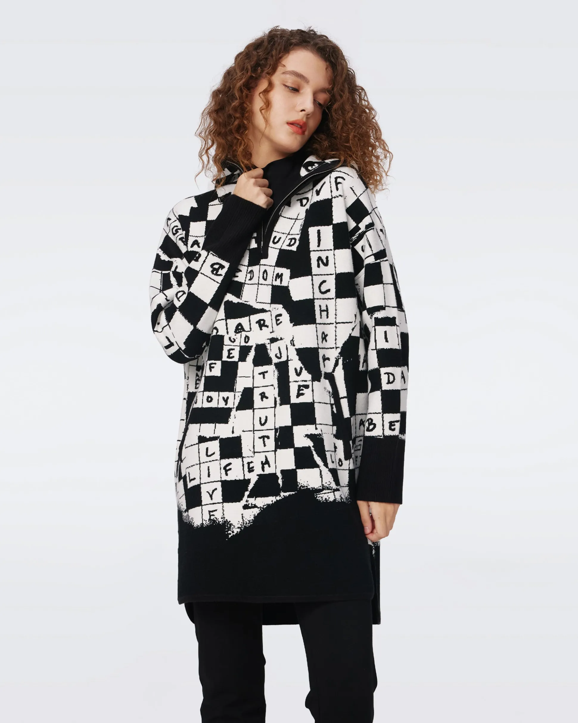 Alvah Knit Jacquard Top