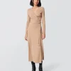 Astrid Wool-Cashmere Wrap Dress