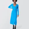 Astrid Wool-Cashmere Wrap Dress
