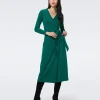 Astrid Wool-Cashmere Wrap Dress