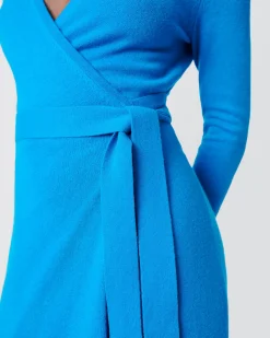 Astrid Wool-Cashmere Wrap Dress