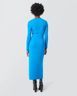 Astrid Wool-Cashmere Wrap Dress