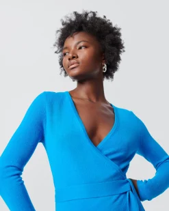Astrid Wool-Cashmere Wrap Dress