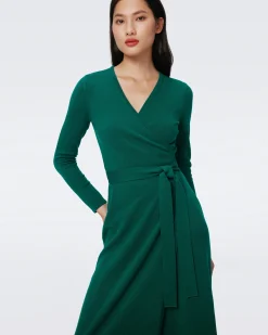 Astrid Wool-Cashmere Wrap Dress