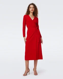 Astrid Wool-Cashmere Wrap Dress