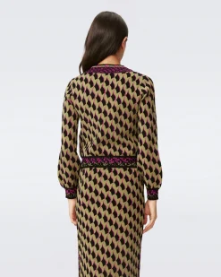 Bryant Knit Jacquard Cardigan