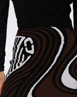 Coisty Knit Jacquard Skirt