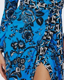 Danica Silk Jersey Wrap Dress