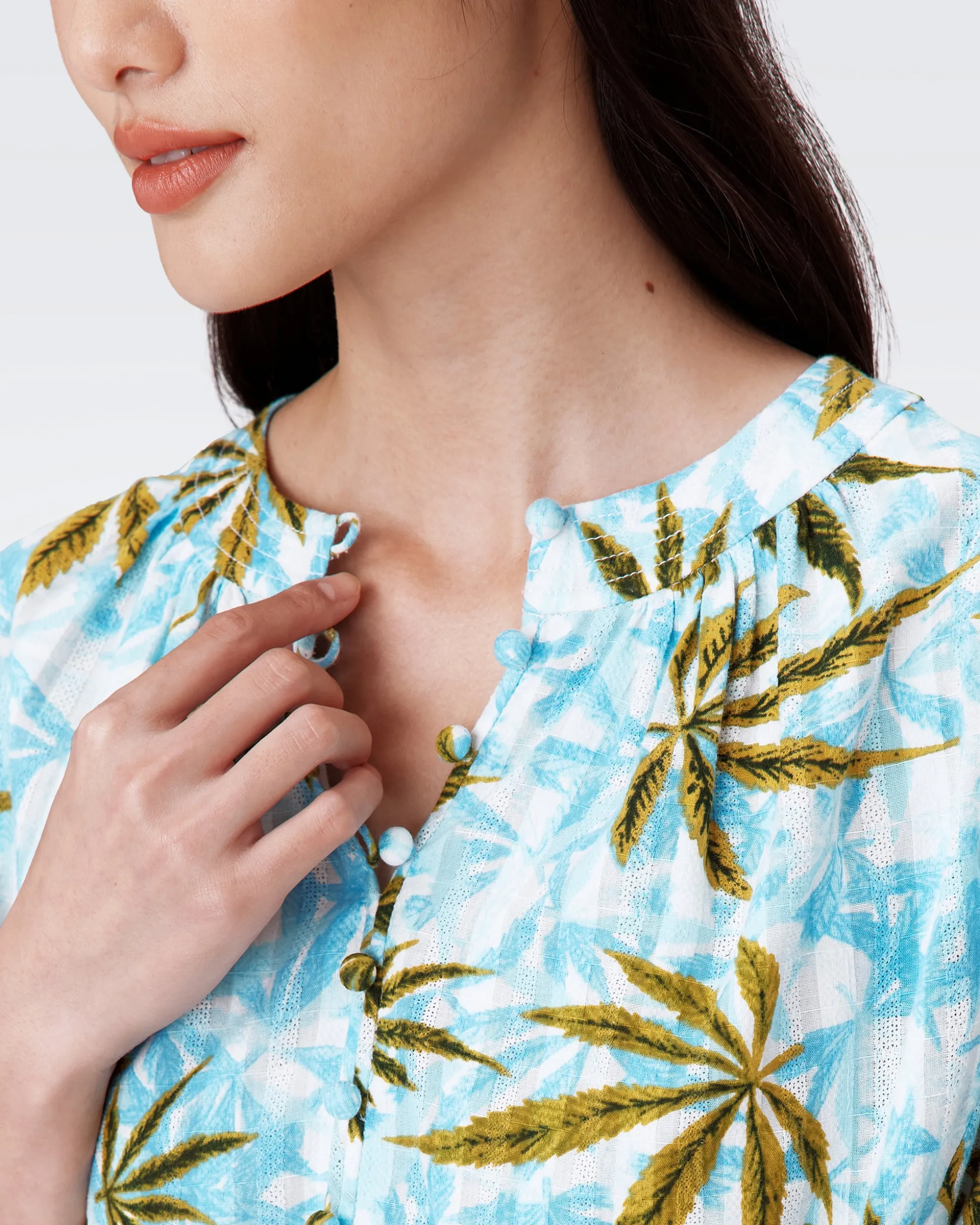 Dario Cotton Dobby Top