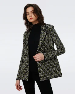 Dion Knit Jacquard Jacket