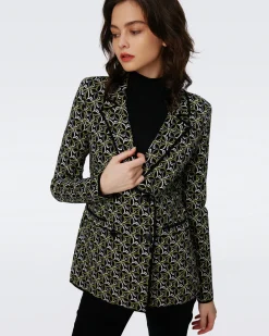 Dion Knit Jacquard Jacket