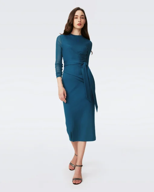 Finan Faux Wrap Dress
