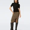Gusta Knit Jacquard Skirt