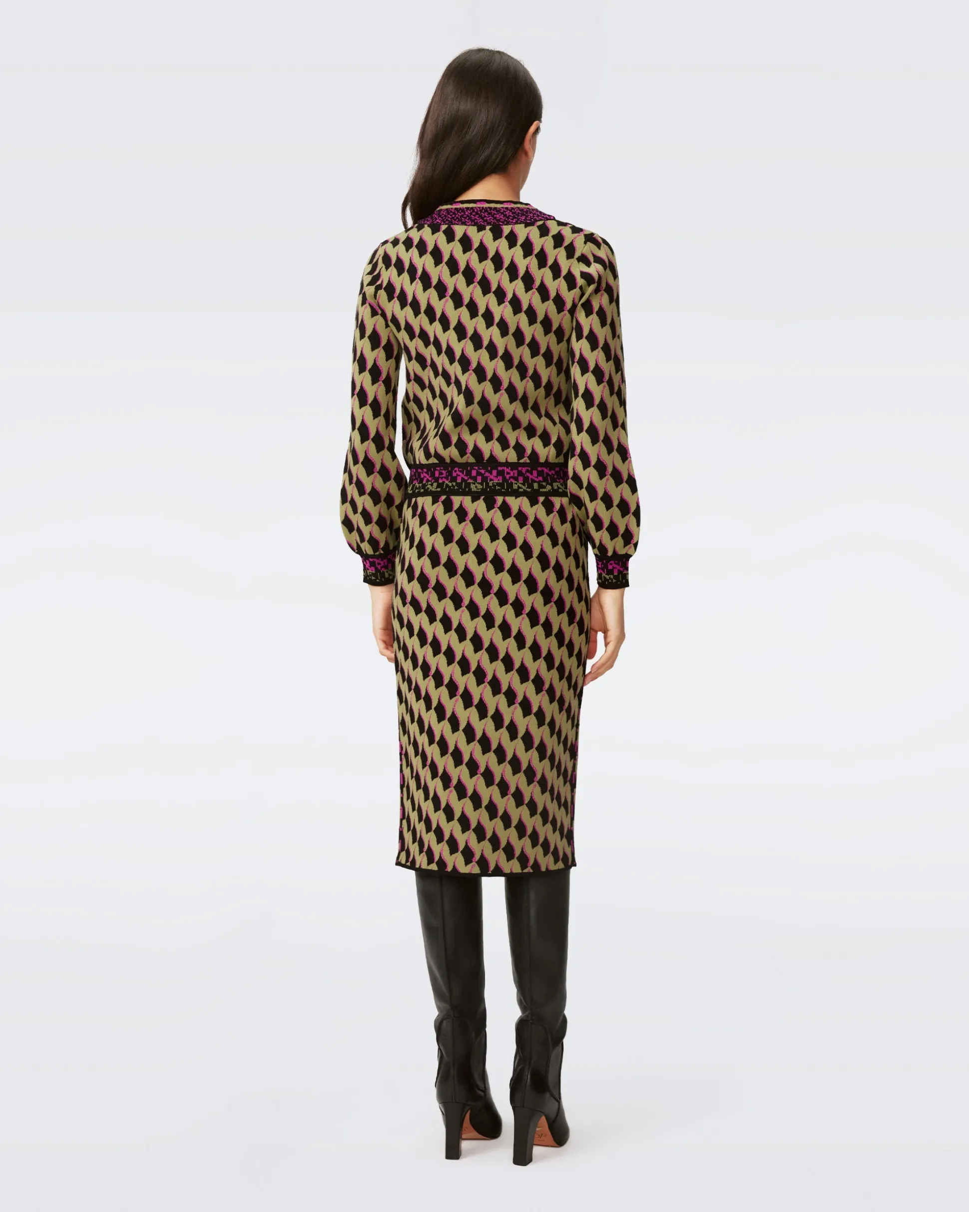 Gusta Knit Jacquard Skirt