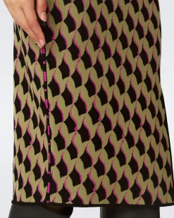 Gusta Knit Jacquard Skirt