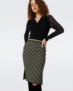 Hazel Knit Jacquard Skirt