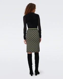 Hazel Knit Jacquard Skirt