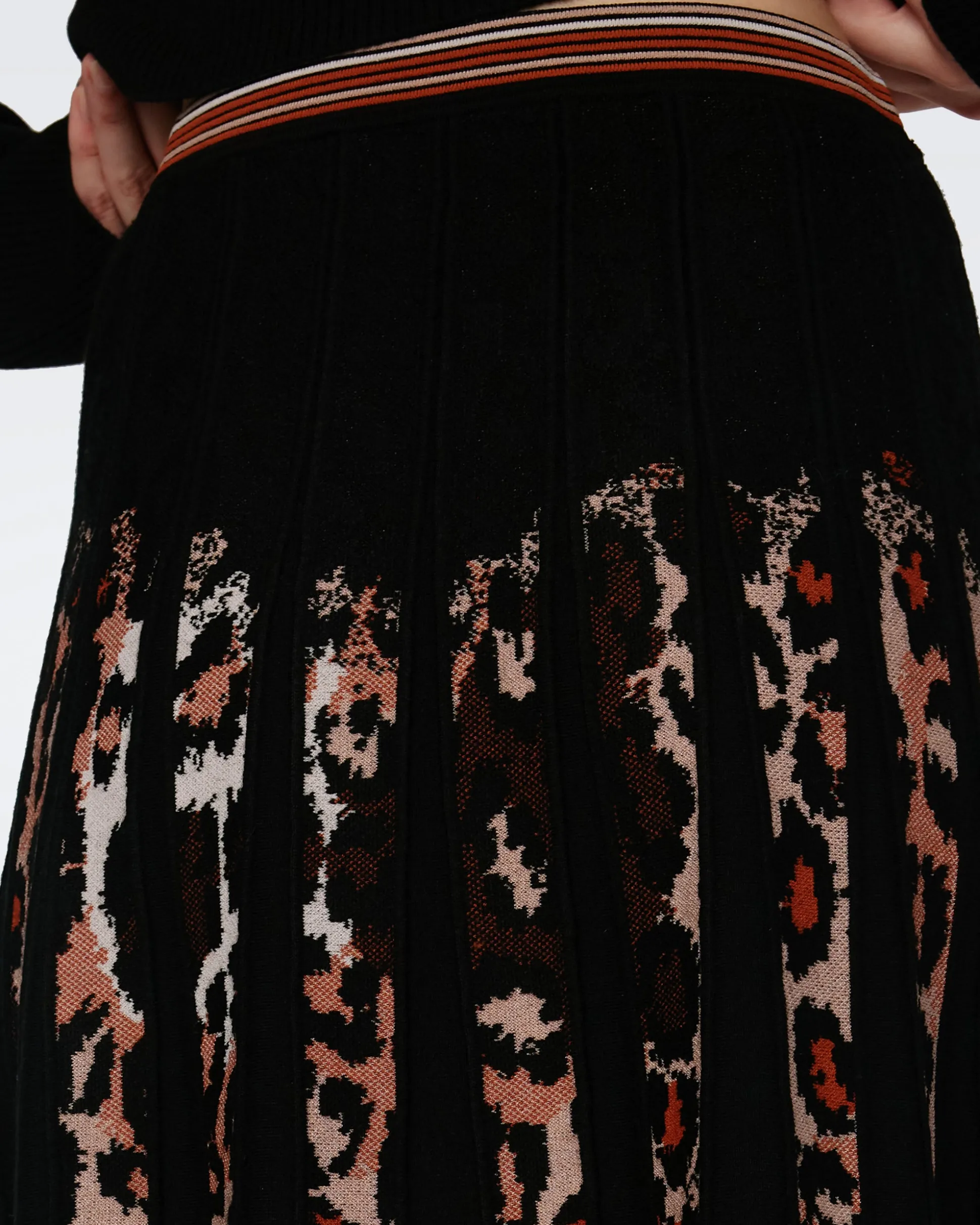 Hutch Knit Jacquard Skirt
