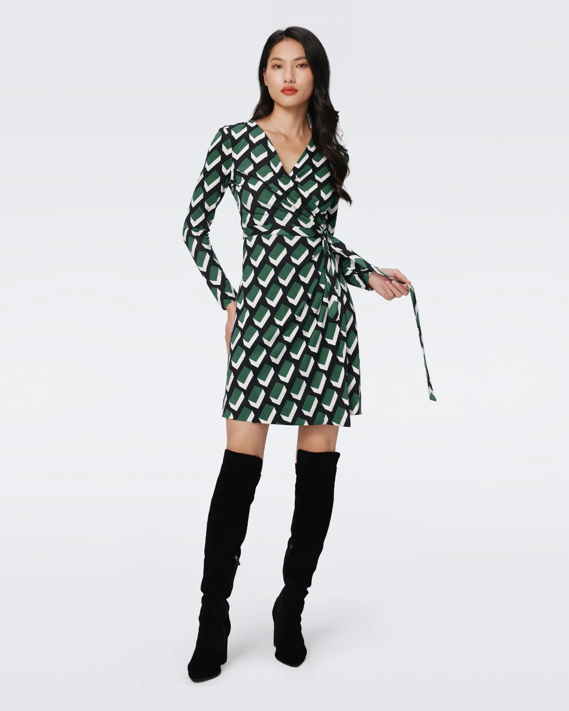 Jazmine Silk Jersey Wrap Dress