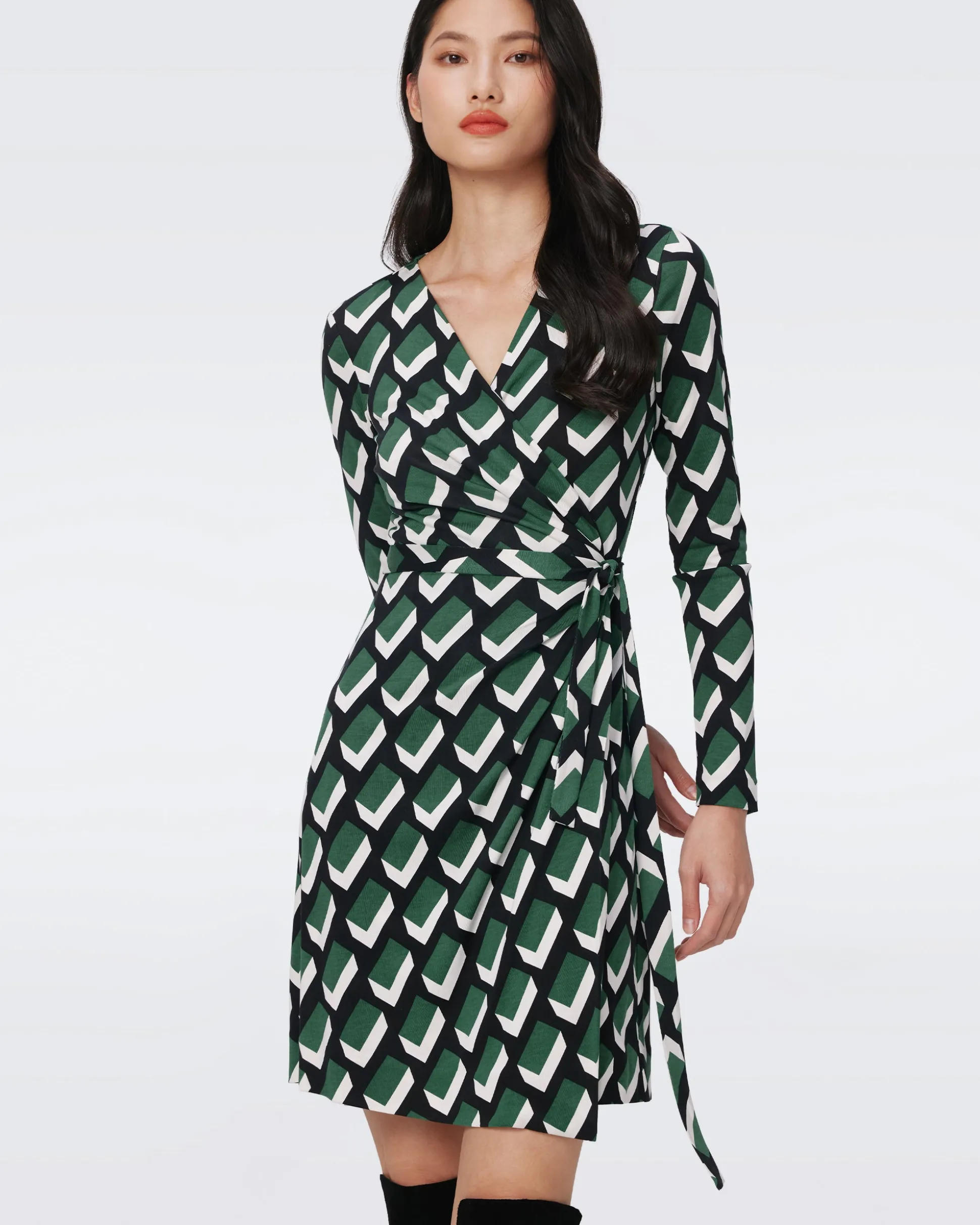 Jazmine Silk Jersey Wrap Dress