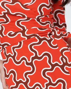 Julian Silk Jersey Wrap Dress