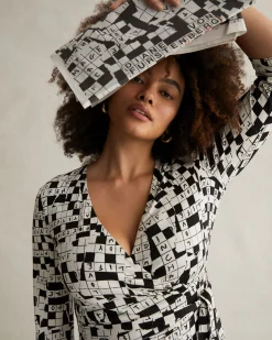 Julian Silk Jersey Wrap Dress