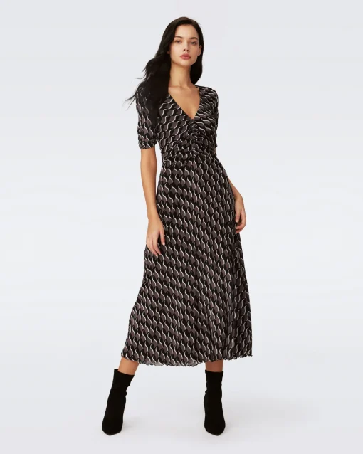 Koren Reversible Midi Mesh Dress