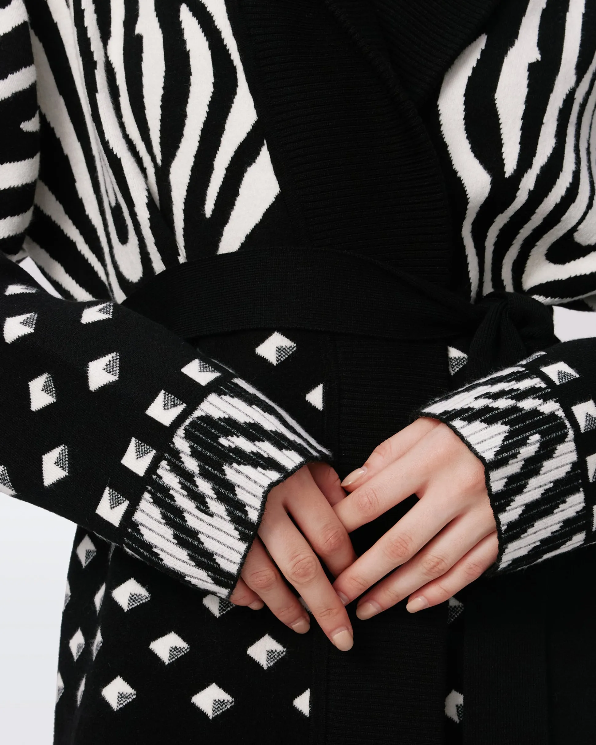 Lee Knit Jacquard Cardigan