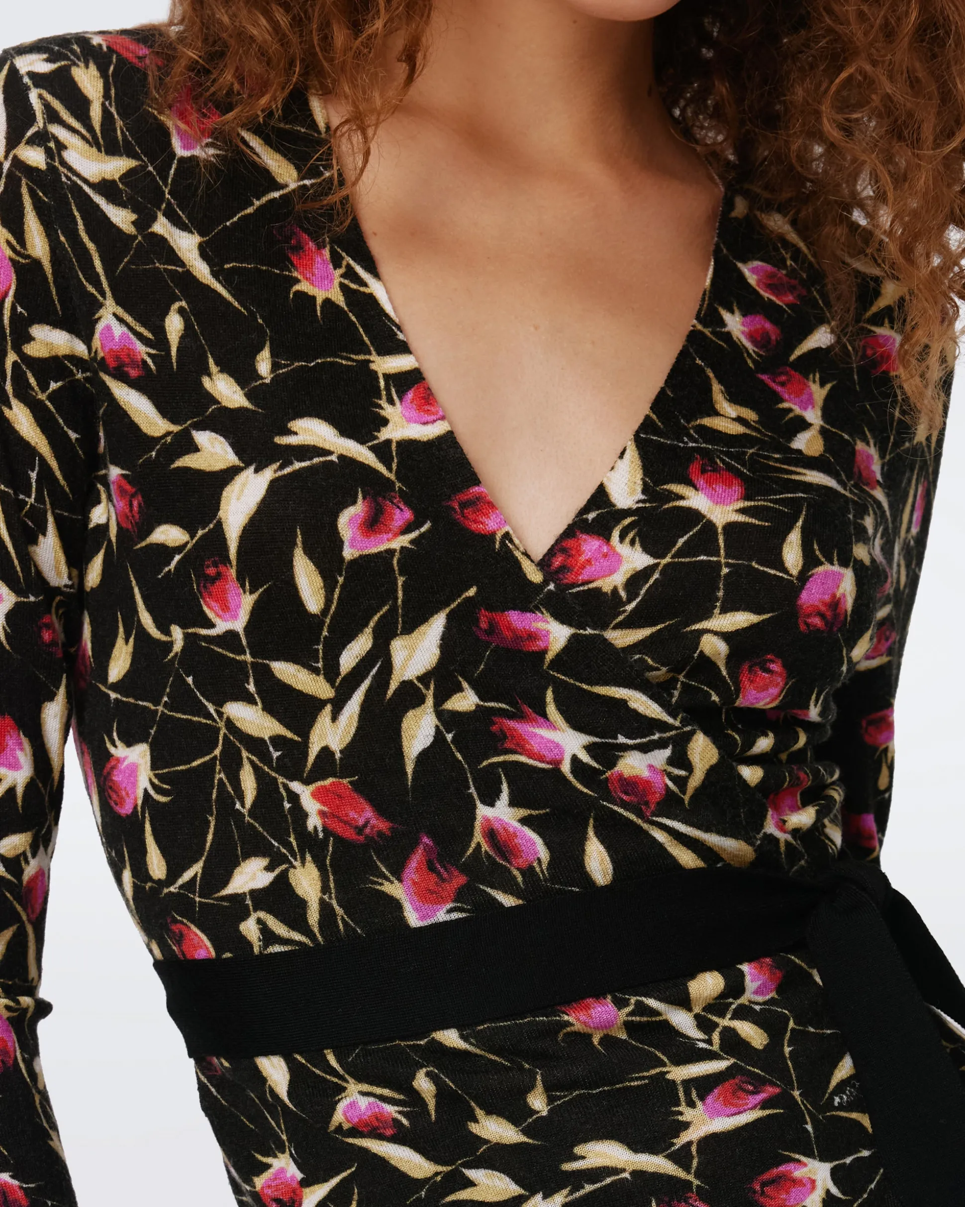 Luella Wool Wrap Dress