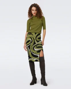 Lyla Knit Jacquard Skirt