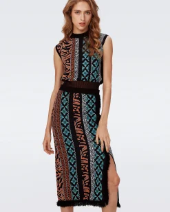 Margarita Knit Jacquard Skirt