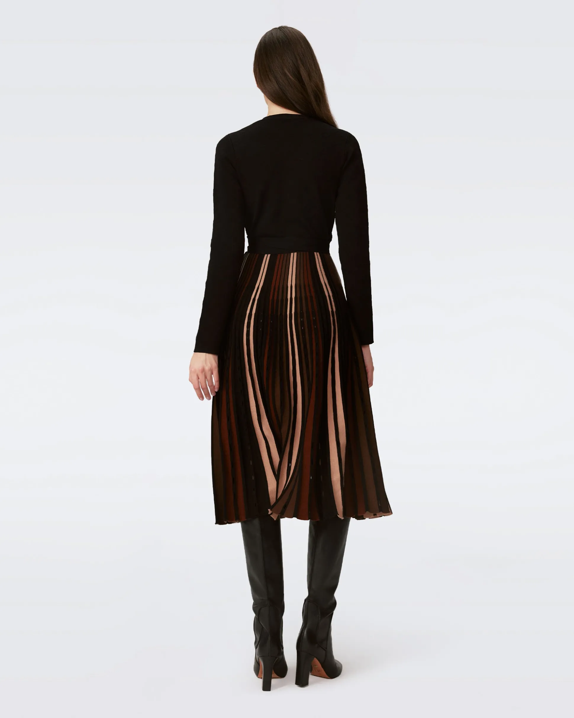 Ollie Knit Wrap Dress