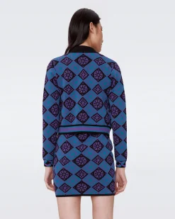 Petey Knit Jacquard Cardigan