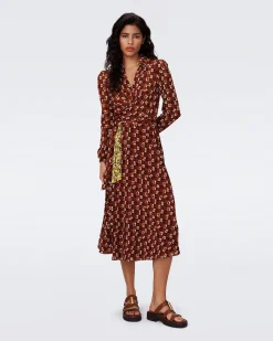 Phoenix Reversible Mesh Wrap Dress