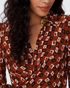 Phoenix Reversible Mesh Wrap Dress