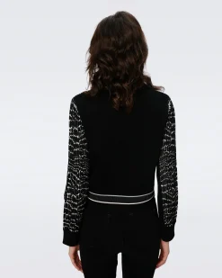 Riva Knit Jacquard Cardigan