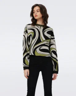 Tierna Knit Jacquard Sweater