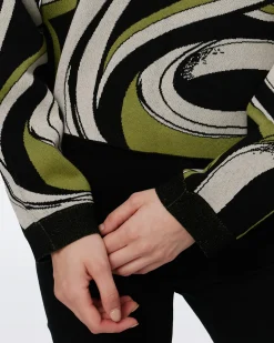 Tierna Knit Jacquard Sweater