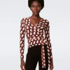 Vincente Wool Wrap Top